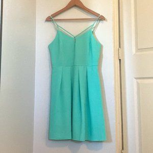 She + Sky Aquamarine Blue Dress Size Large
